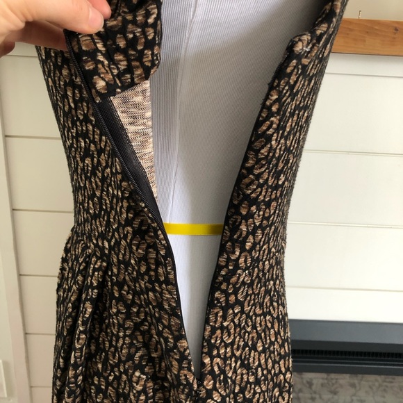 CALVIN KLEIN leopard print sheath dress 6 - Picture 10 of 13